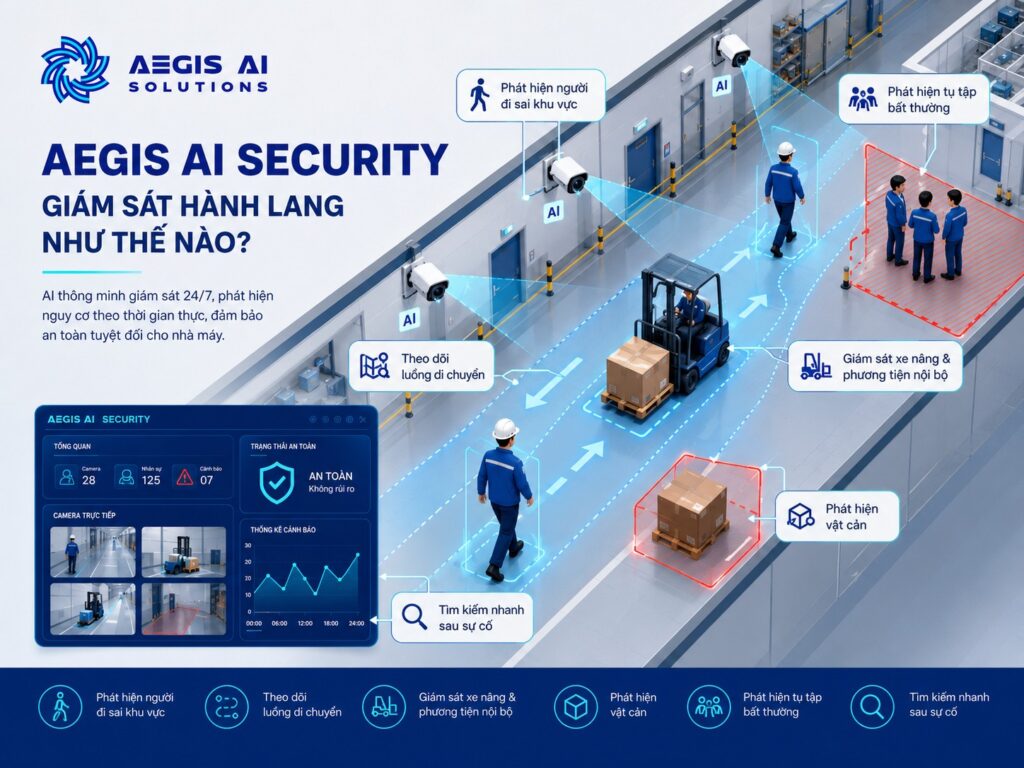 Aegis AI security giám sát hành lang như thế nào-Aegis AI