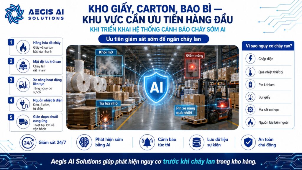 Kho giấy, carton, bao bì-Khu vực cần ưu tiên hàng đầu-Aegis AI