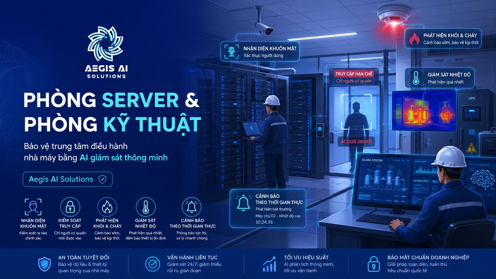 Phòng server, phòng kỹ thuật-Aegis AI